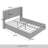 QUEEN SIZE WINGBACK PLATFORM LIFT UP STORAGE BED IN BLACK VELVET-5935857-5935863