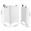 Plastic Rolling Laundry Basket with Handles