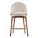Loyd Swivel Upholstered Counter Stool with Solid Wood Frame