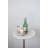 Luxe Aluminum and Marble Martini Table-1257885645-1244929515