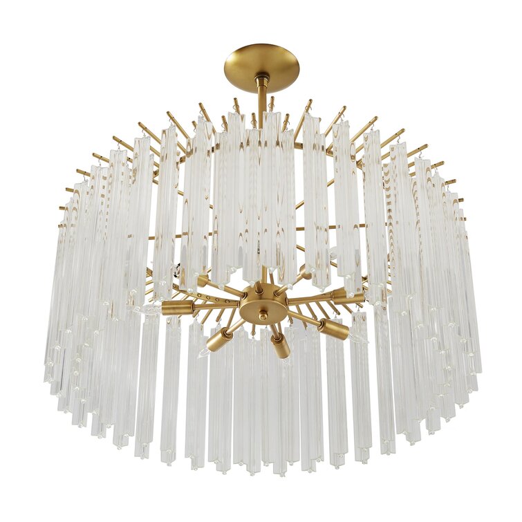 Arteriors Waldorf Small Chandelier - Antique Brass