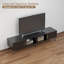 TV Stand for TVs up to 75", Modern Fluted Media Console with Gold Handles-1573712595