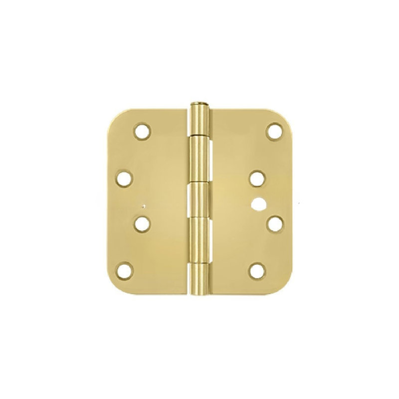 Steel Butt Bearing Hinge, Bright Brass