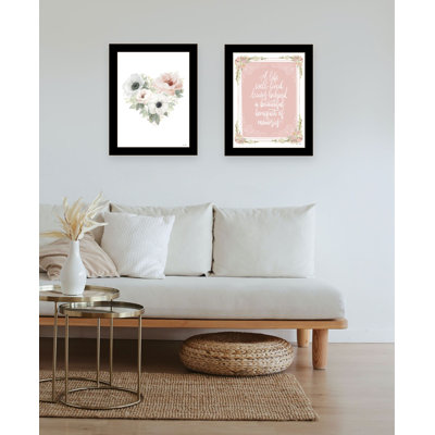 Trinx "A Life Well Lived - Makes You Smile At The Memories!" Framed Wall Art For Living Room, Wall Art Print For Home Decor, Bedroom Wall Art By House Fenway