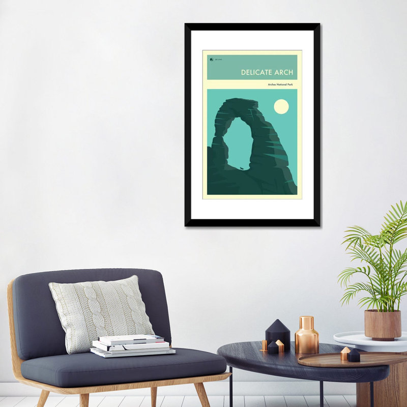 « délicat arche », impression sur toile, Papier beaux-arts encadré noir, Blanc, H 32 po x l 24 po x P 1 po