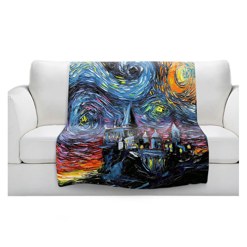 Hand Woven Throw Blanket, 51" x 60"
