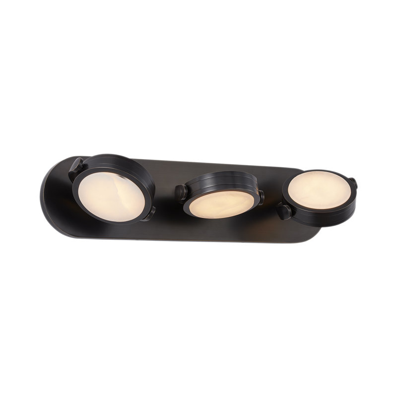 Blanco Dimmable LED Vanity Light, Urban Bronze/Alabaster