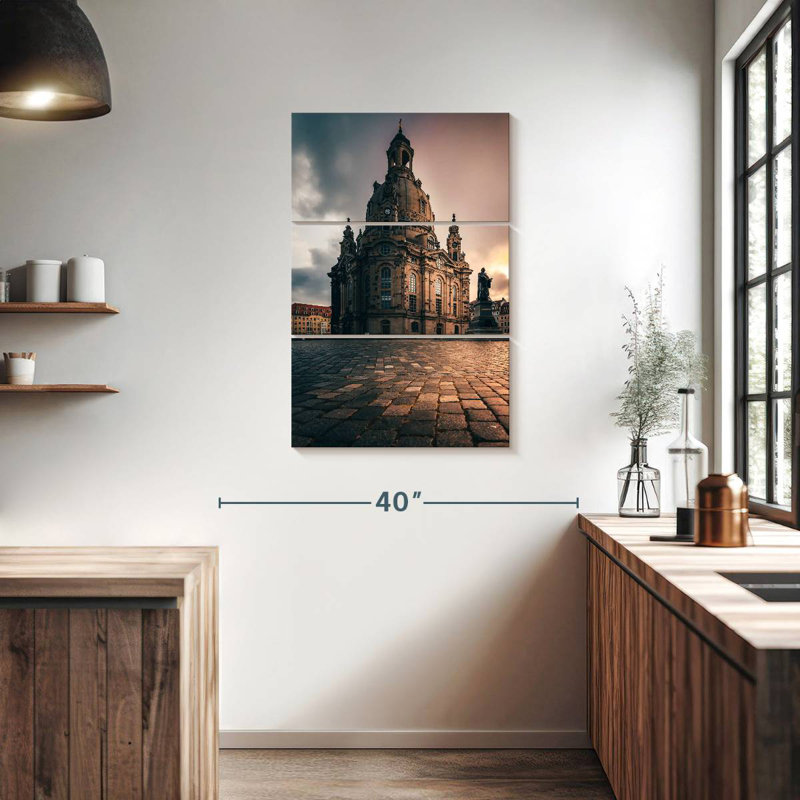 Masam Lutheran Dresden Frauenkirche, H 38 po x l 24 po