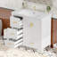Meuble-lavabo simple 36 po avec plateau en résine-1779206162