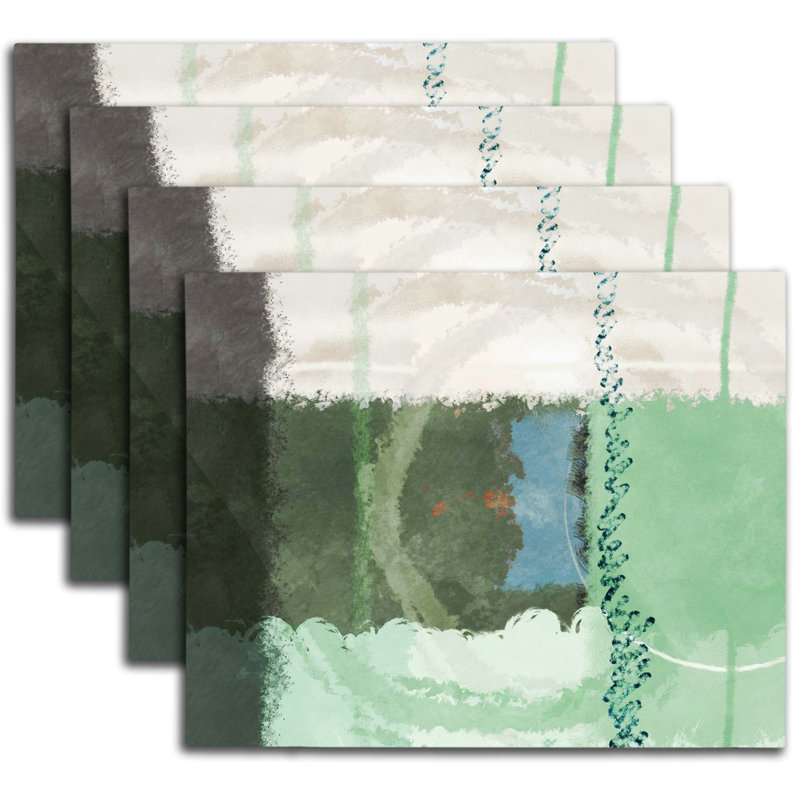 Napperon abstrait en polyester