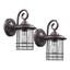 Lanterne murale d'extérieur 9,9 "H 9,8"-561037981