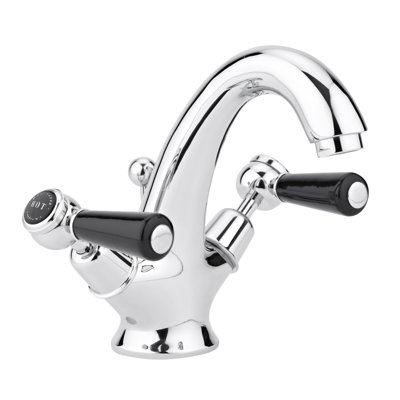 Solid Brass Mono Basin Mixer with Waste