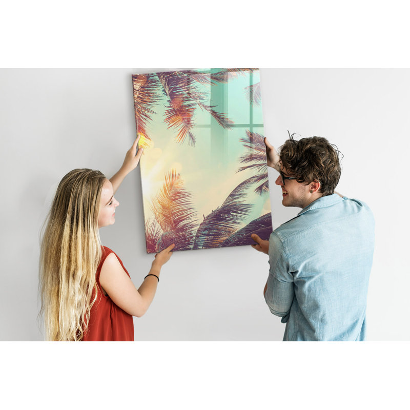 Magnetic Glass Photo Memo Board