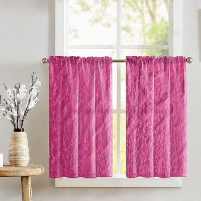 Rideau de café sur mesure de couleur unie Samariah