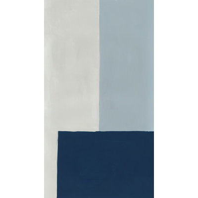 «Blue Brut III» par Bobby Berk - peinture sur toile tendue