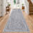 Farmhouse Scalloped Rug Washable Rug with Non Slip TRP Backing, Low Pile Non Shedding Rustic Carpet, Soft Thin Foldable Printed Mat for Living Room Bedroom-660204445-660204432