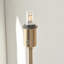Burley Rechargeable Floor Lamp Base finished in Br Aged Brass