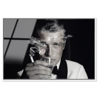 Suave Cocktail Attire Wide Canvas Fashion Print by Oliver Gal