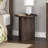 Potbelly Round End Table with Cross Base-1674004727