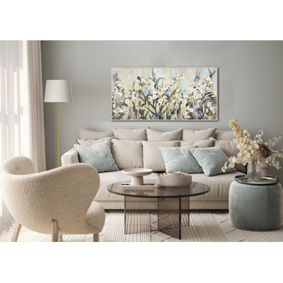 Dancing Daisies Canvas Wall Art