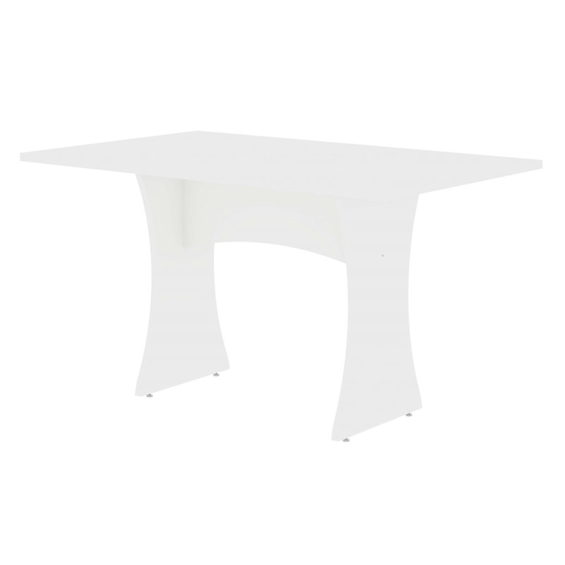 Table de salle à manger 53 po Coney (table seulement), Blanc