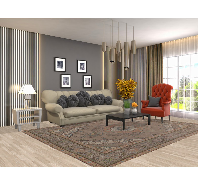 Tapis traditionnel surteint 7 x 11