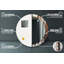 Huldar Glass Flat Wall Mirror