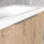 Meuble-lavabo mural 30 po avec lavabo et armoire latérale, portes à fermeture douce, armoire combinée-129864027