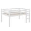 Lit mezzanine compact pleine grandeur avec marches-229652425