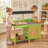 Wooden Mud Kitchen for Kids, Outdoor Play Kitchen with Water Play Set & Cooking Toys – Gift for Ages 3-8