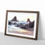 Ocean Crashing Against Rocks - Picture Frame Graphic Art Print-56860816-56860815