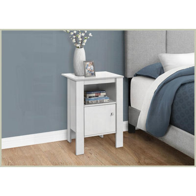 Transitional White Laminate Coffee Table for Living Room &amp; Bedroom, Space-Saving Storage &amp; Sturdy Design
