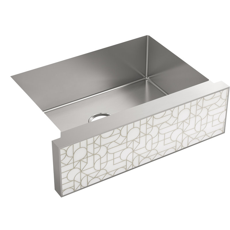 Insert de pierre gravé Tailor, Blanc royal