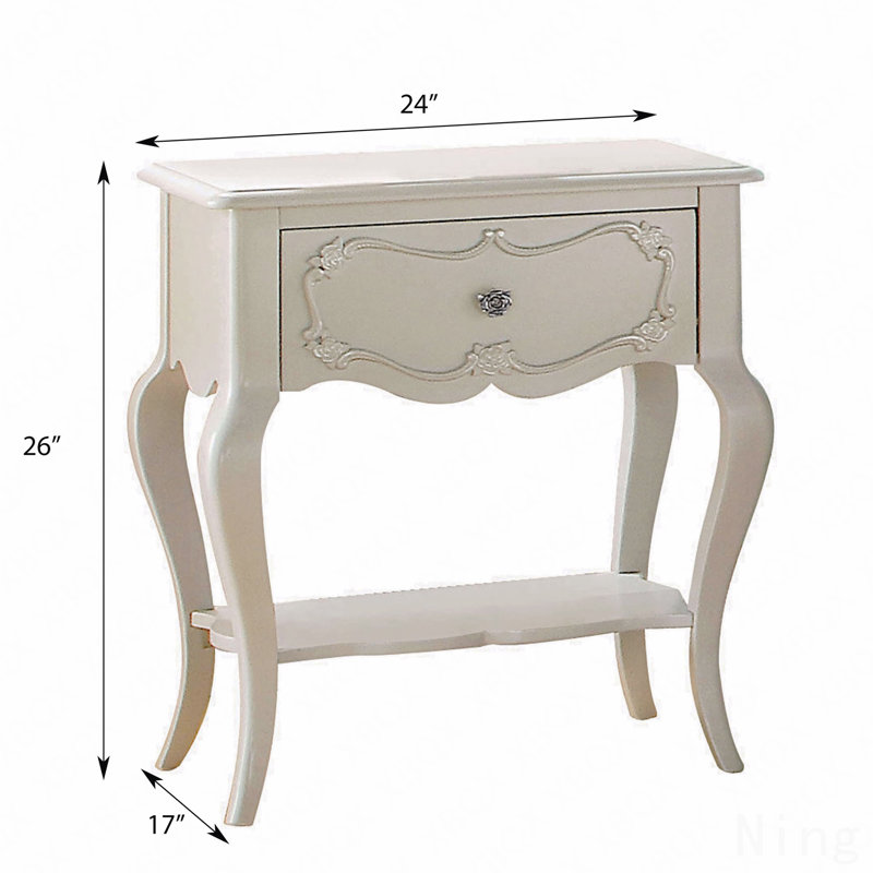 Table de chevet 1 tiroir avec tablette