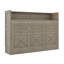 Twin XL Size Horizontal Murphy Bed With Desk, LED Light And USB Charging Station, Murphy Bed For Living Room, Guest Room