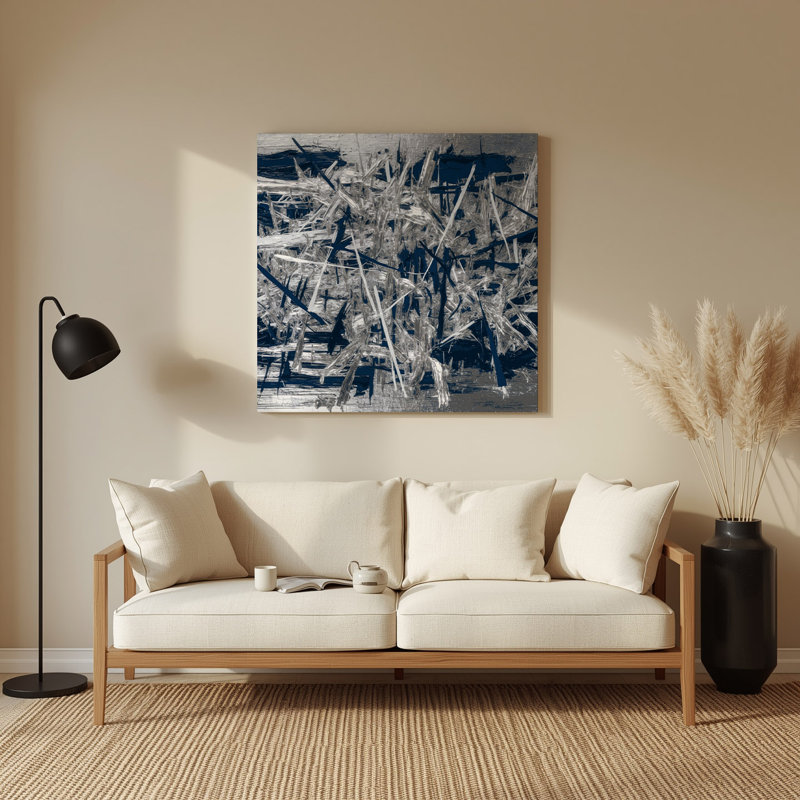 «Neo Expressionism 77», art mural en métal gris