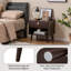 Quinte 50cm W Metal Bedside Table