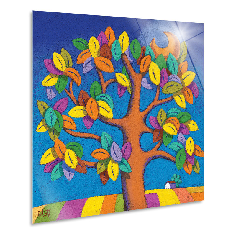 Fortune Tree by Stefano Calisti - No Frame Painting, 70cm H x 70cm W, Plastic/Acrylic