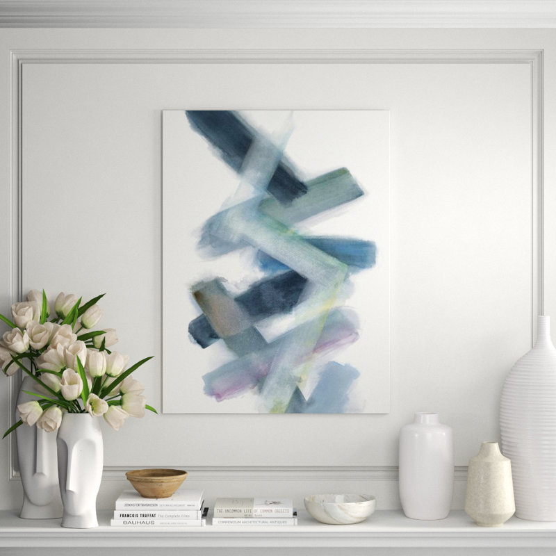 Heimish Heart I Painting by Beverly Fuller, Image Brush Gel, 40" H x 30" W x 1.5" D