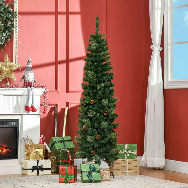The Seasonal Aisle 165Cm H Green Pine Christmas Tree | Wayfair.co.uk