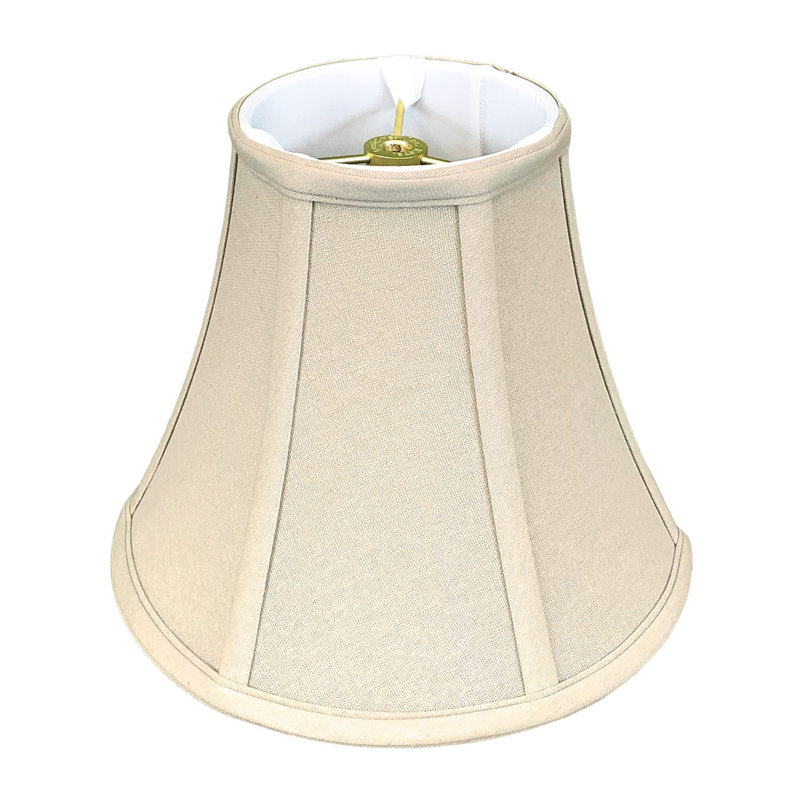 Royal Designs, Inc. BSO-704FC-6LNBG True Bell Basic Lamp Shade with Flame Clip, 3.5 x 6 x 6.25, Linen Beige, Linen Beige
