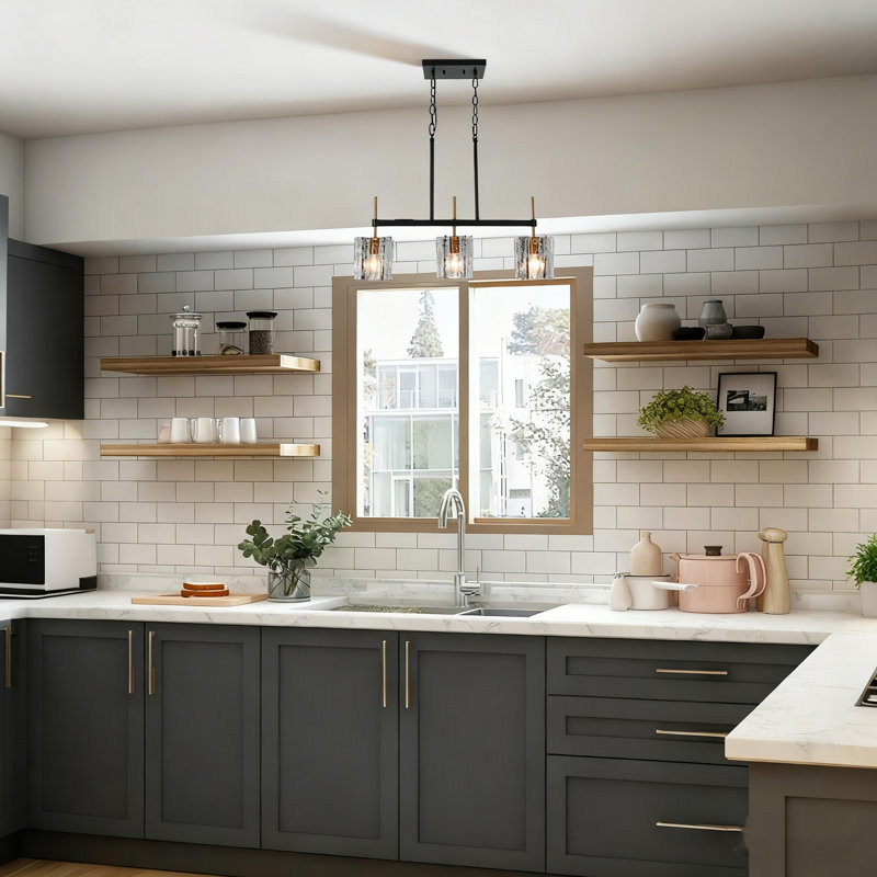 Eton 3-Light Dimmable Kitchen Island Pendant