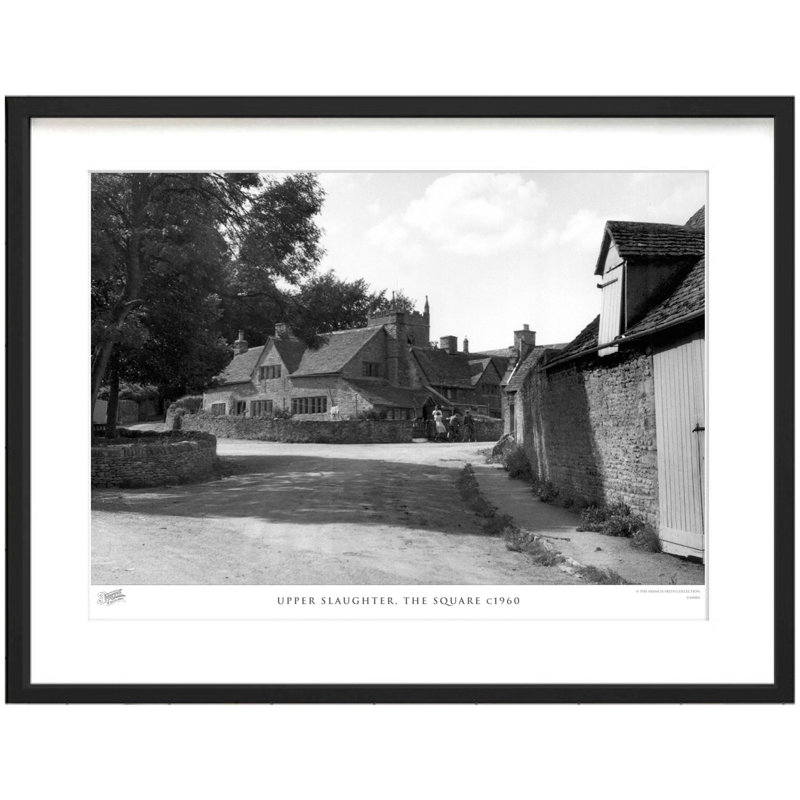 Upper Slaughter, The Square C1960 by Francis Frith - Single Picture Frame Print, 40cm H x 50cm W x 2.3cm D