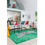 Diane Von Furstenberg Climbing Leopard Emerald Area Rug-56519670