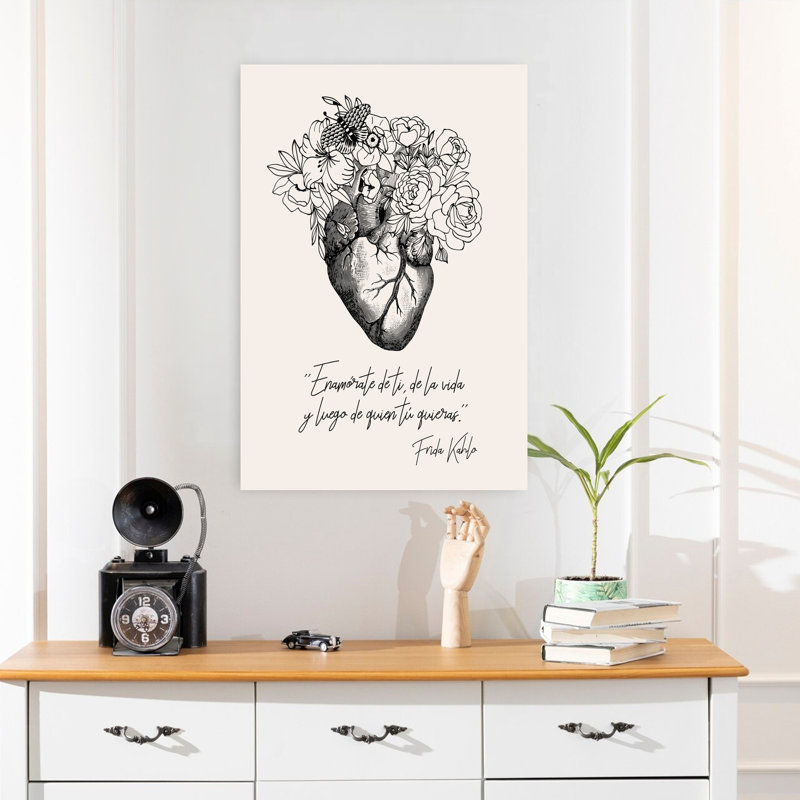 Art contemporain contemporain moderne romantique, H 24 po x l 16 po