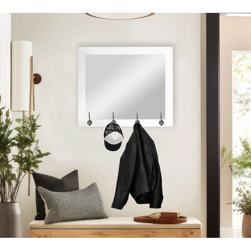 Engineered Wood Flat Wall Mirror