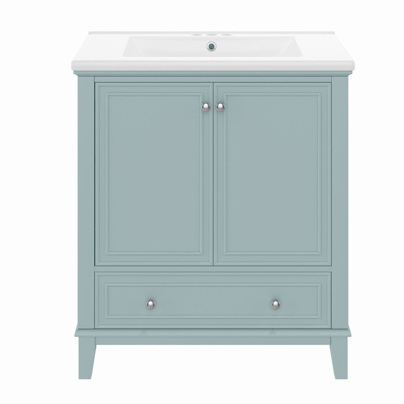 Ensemble de meuble-lavabo simple 30 po Boydton, Noir