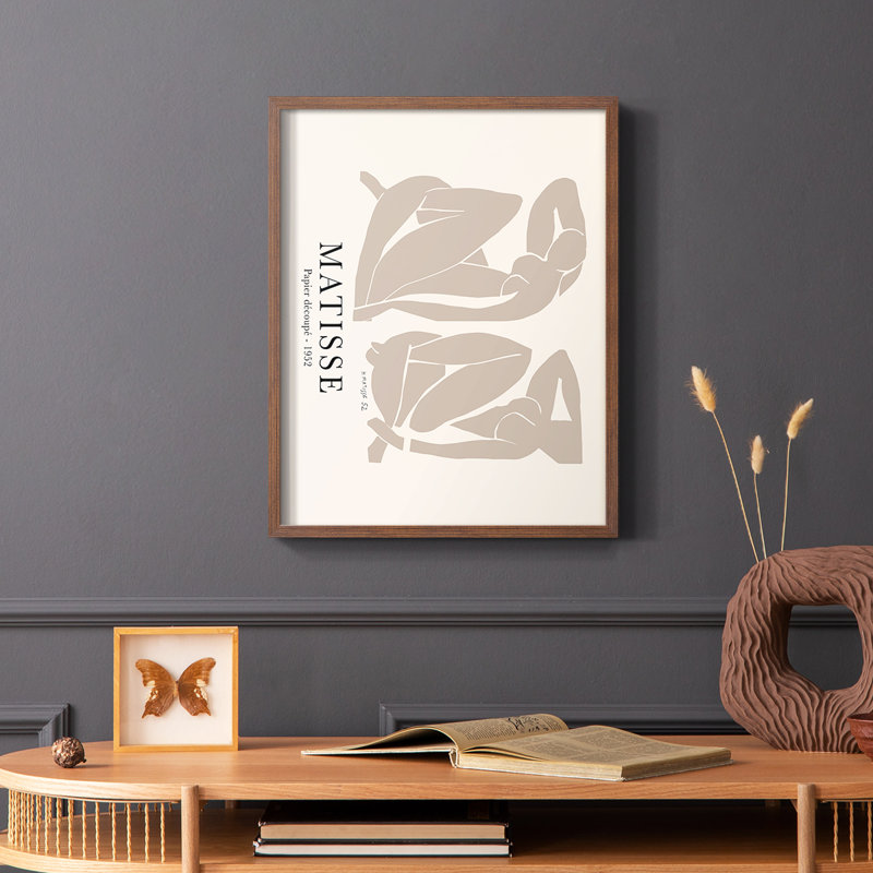 Matisse CCL III, reproduction encadrée - bois massif, Brun, H 10 po x l 8 po