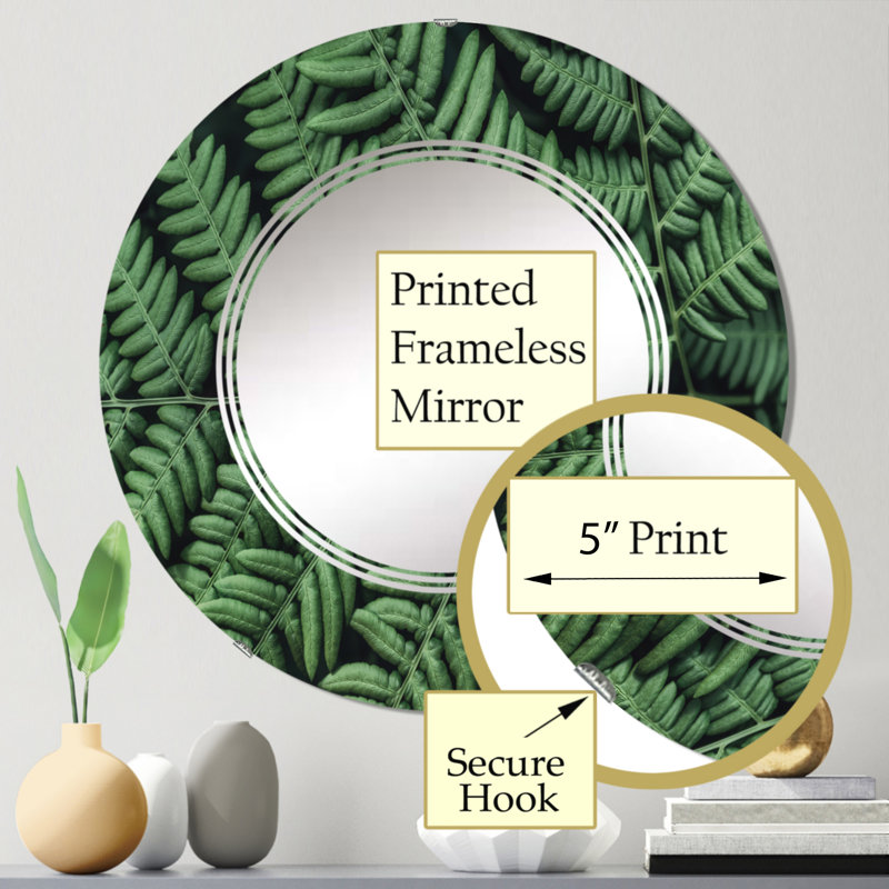 Miroir de salle de bain sans cadre, 24 po x 24 po