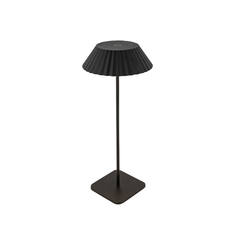 Pela LED Standard Table Lamp, Black